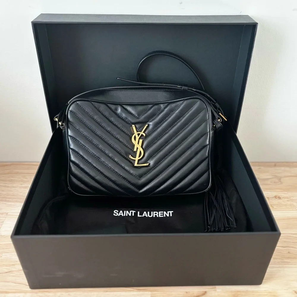 Saint Laurent Lou Camera Bag in Quilted Leather